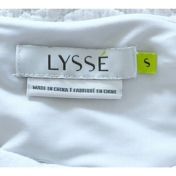 Lysse Woman's Sz s Dela Tie Crop Legging in White - Picture 5 of 10